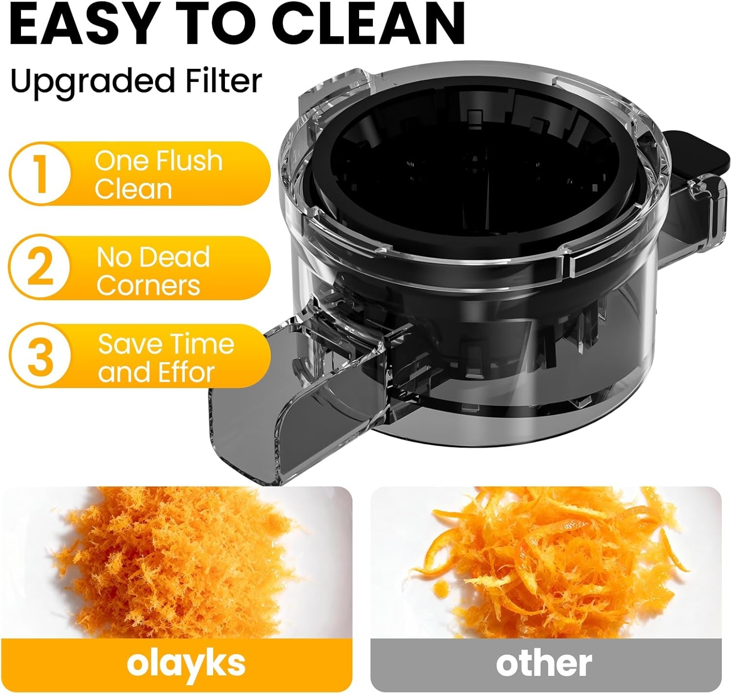 image:imageJuicer Machines Cold Press Juicer for Fruit and Vegetable Masticating Machine with Juice Recipe Self Feeding Effortless for Batch JuicingEasy to CleanHigh Juice YieldGrey