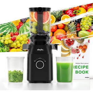 image:imageJuicer Machines Cold Press Juicer with 43 Large Feed Chute Fit Whole Fruit and Vegetable Masticating Machine with Juice Recipe Self Feeding Effortless for Batch JuicingEasy to CleanBlack