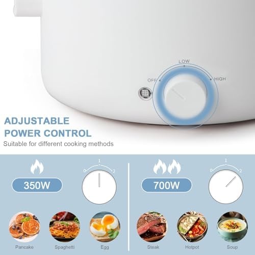 image:imageolayks Automatic Nut Milk Maker 20 Oz Soy Milk Maker Machine amp olayks Electric Cooker 2L Ceramic Glaze Nonstick Pot Dual Power Multifunctional Electric Cooker