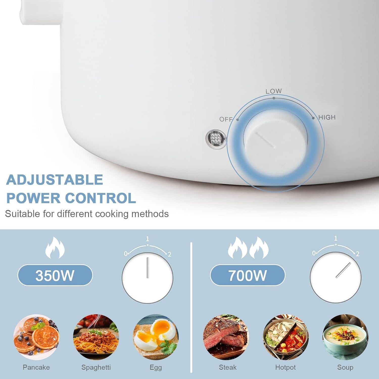 image:imageolayks Automatic Nut Milk Maker 20 Oz Soy Milk Maker Machine amp olayks Electric Steamer for Cooking 2L Ceramic Glaze Nonstick Pot Dual Power Multifunctional Electric Cooker