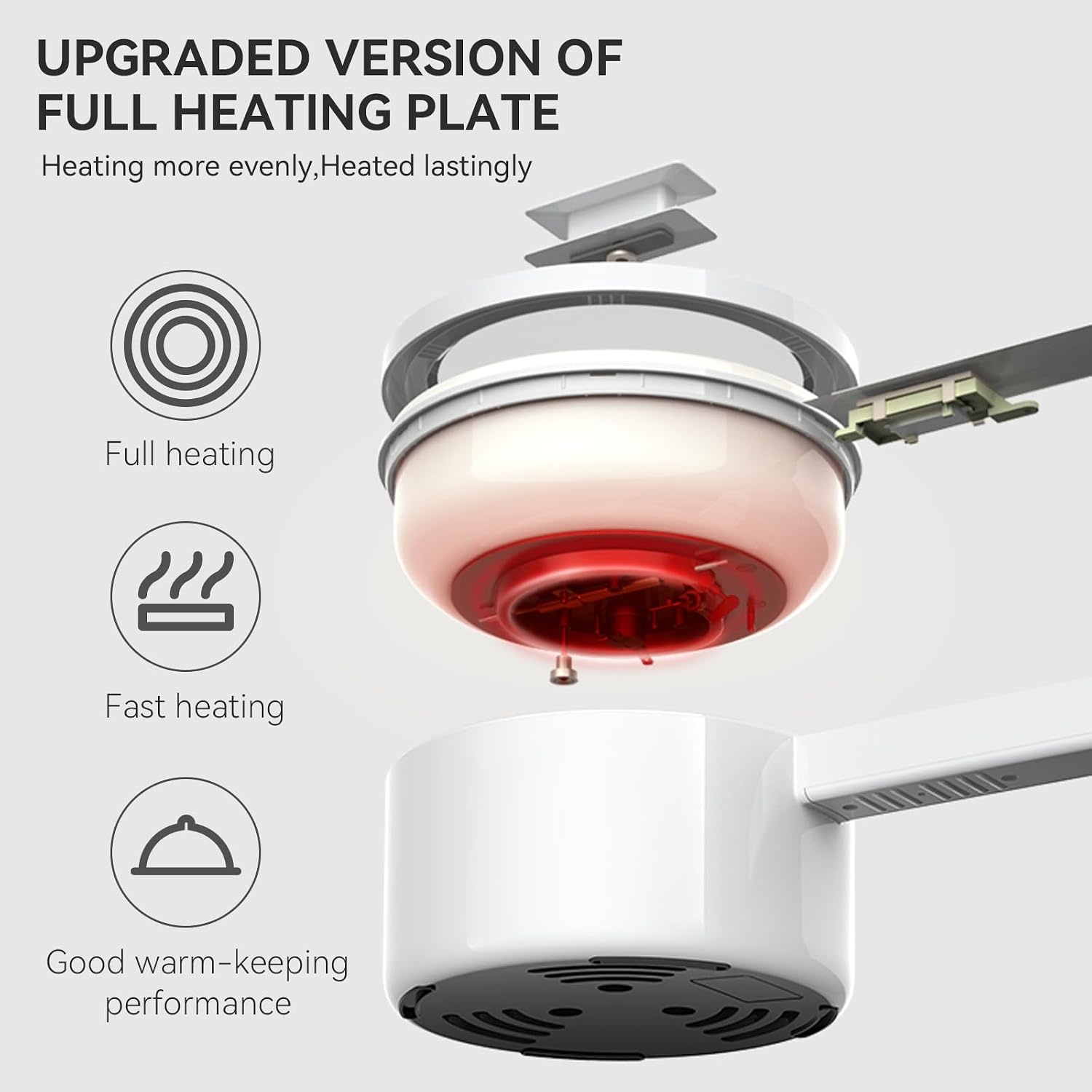 image:imageolayks Hot Pot Electric with Steamer 15L Ceramic Glaze Nonstick Portable Pot amp olayks Automatic Nut Milk Maker 20 Oz Soy Milk Maker Machine